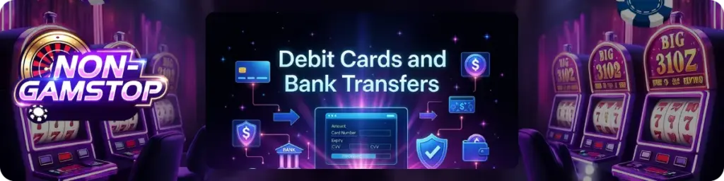 Non-GamStop Casinos Debit Cards and Bank Transfers