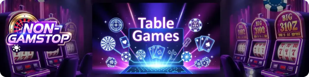 Non-GamStop Casinos Table Games
